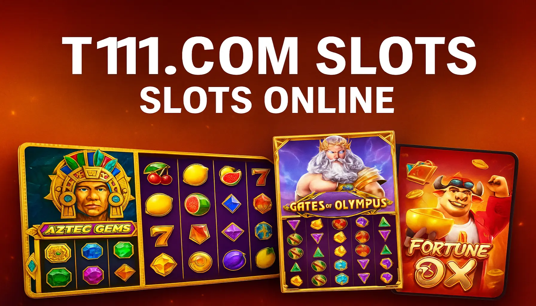 Explore o mundo das slot machines no T111.COM Casino